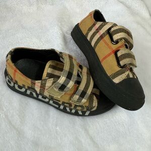 Burberry Kids Velcro Shoe